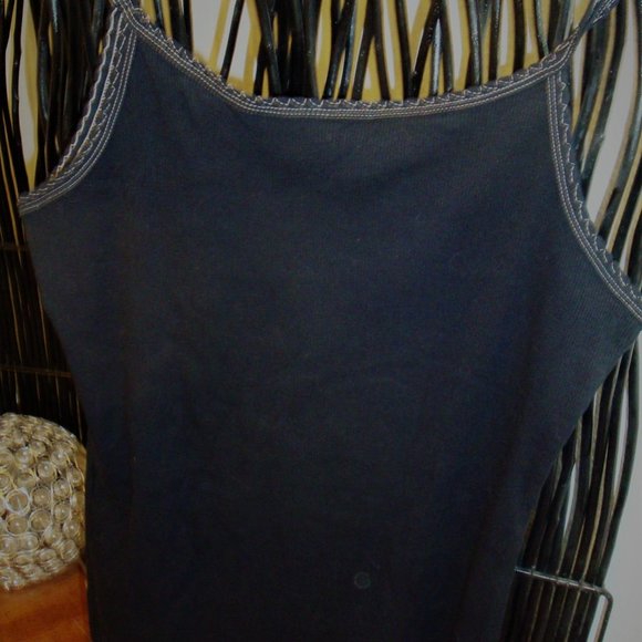 Illegal Street Wear Brand black camisole tee with pink logo size women's XL - Picture 2 of 3